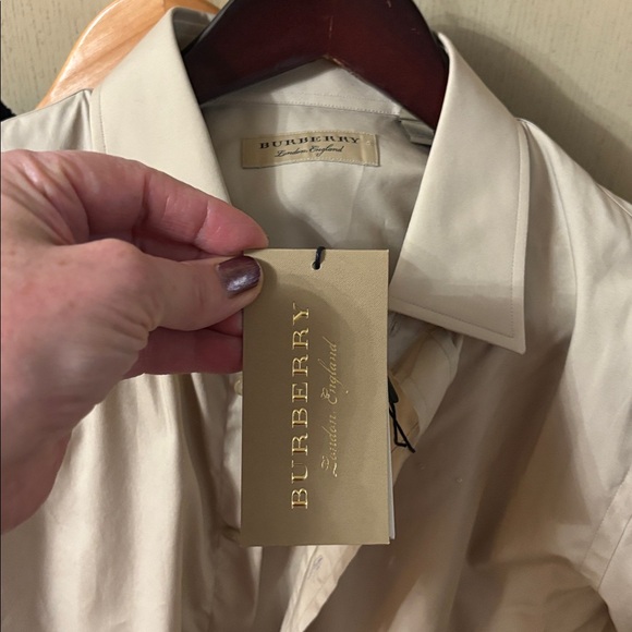 Burberry Light Tan Collared Shirt - Picture 3 of 11